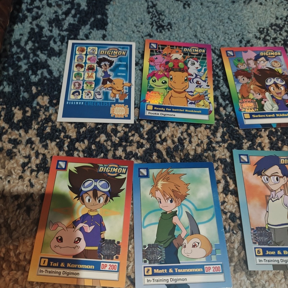 Vintage 1999 Digimon Cards lot of 35 [No Rares] Champion Level and Lower - Picture 2 of 7
